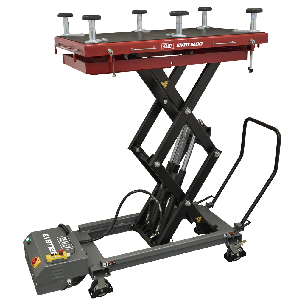 High Lift EV Battery Lift/Hydraulic Platform Truck 1200kg Capacity