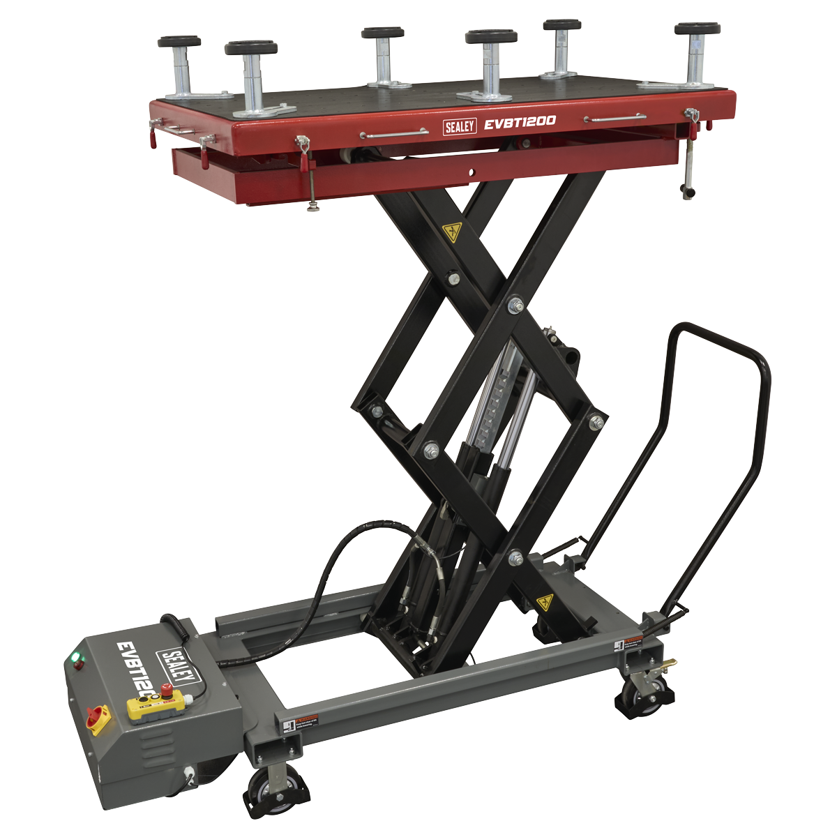 High Lift EV Battery Lift/Hydraulic Platform Truck 1200kg Capacity