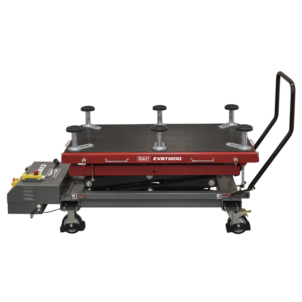 High Lift EV Battery Lift/Hydraulic Platform Truck 1200kg Capacity