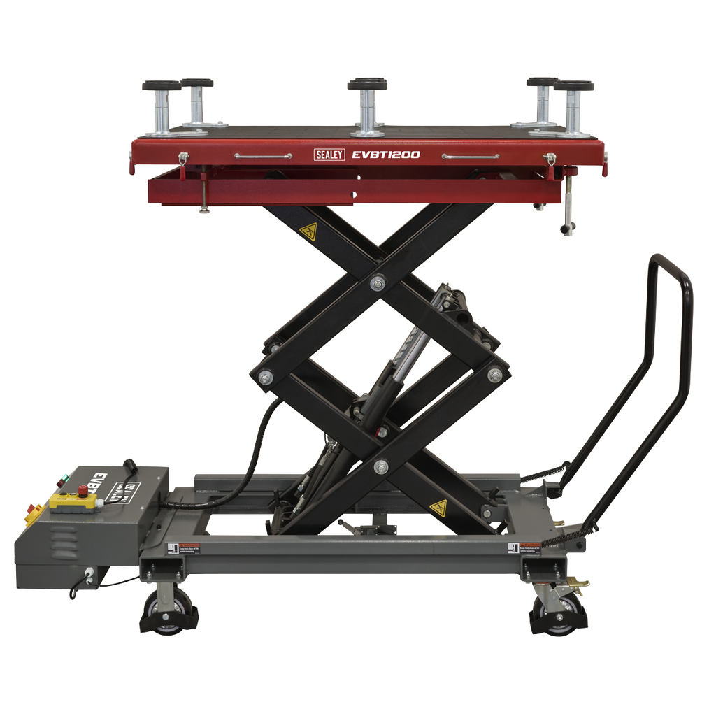 High Lift EV Battery Lift/Hydraulic Platform Truck 1200kg Capacity