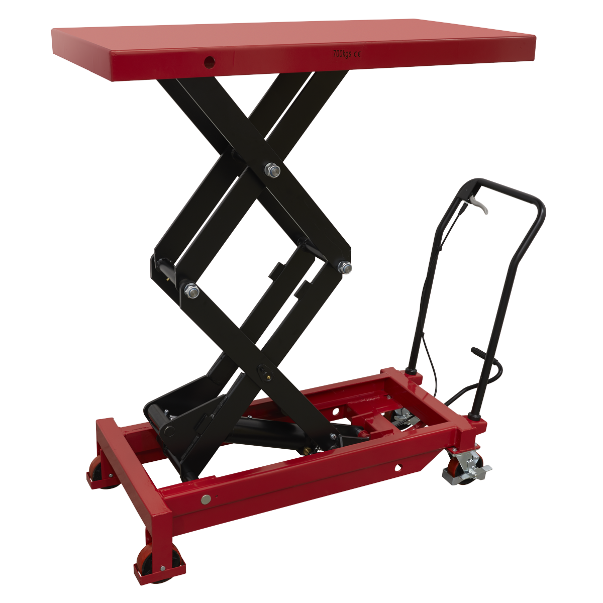 High Lift EV Battery Lift/Hydraulic Platform Truck 700kg Capacity