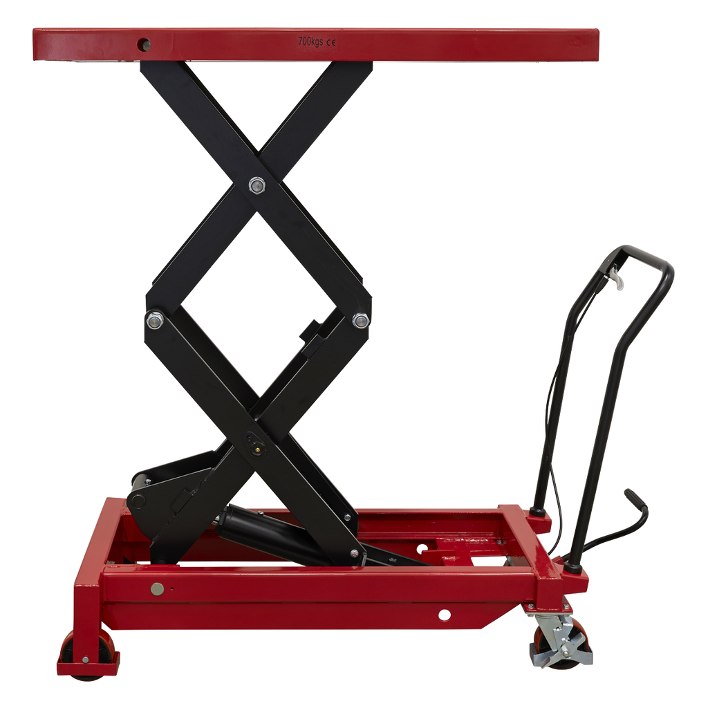 High Lift EV Battery Lift/Hydraulic Platform Truck 700kg Capacity