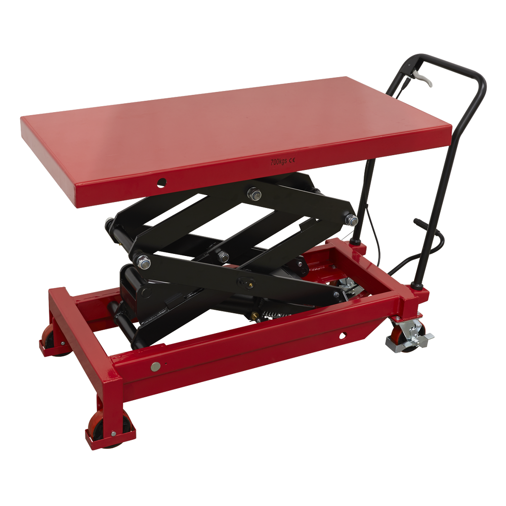 High Lift EV Battery Lift/Hydraulic Platform Truck 700kg Capacity