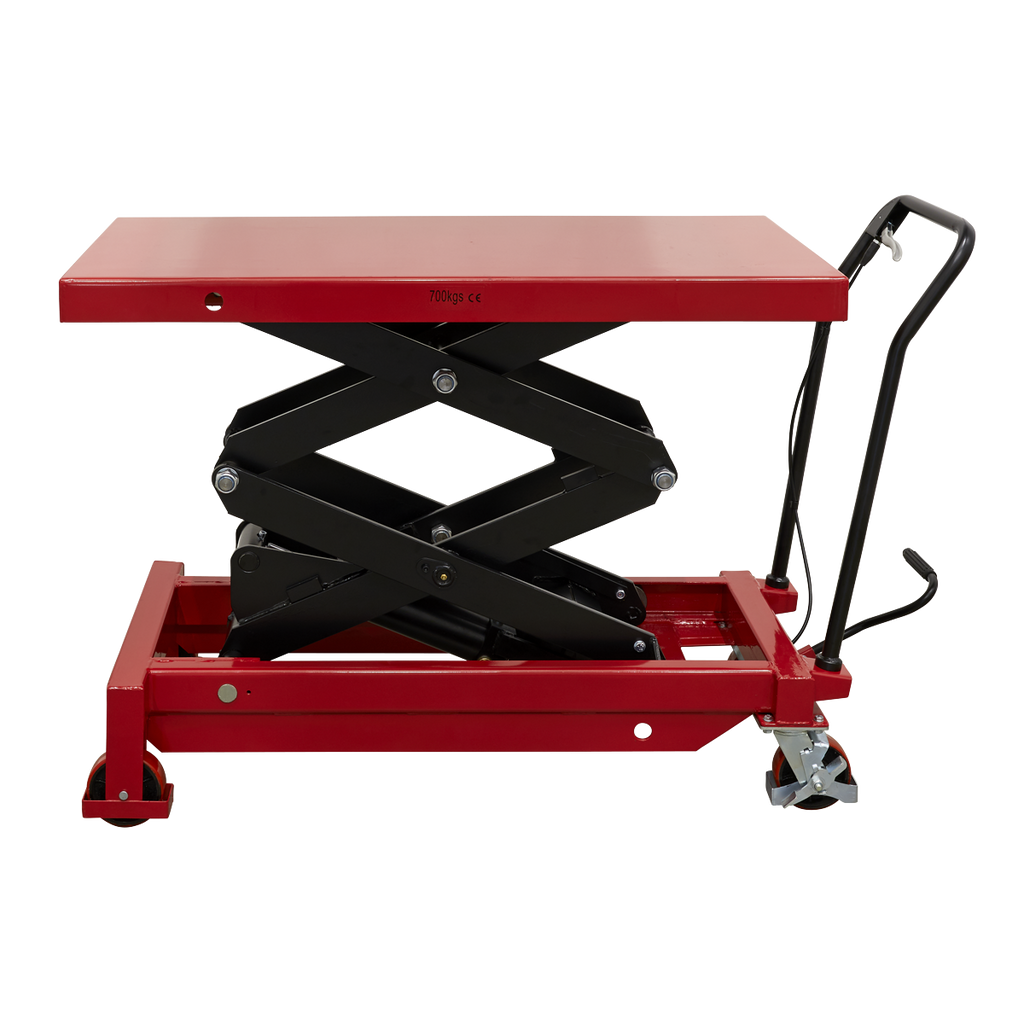 High Lift EV Battery Lift/Hydraulic Platform Truck 700kg Capacity