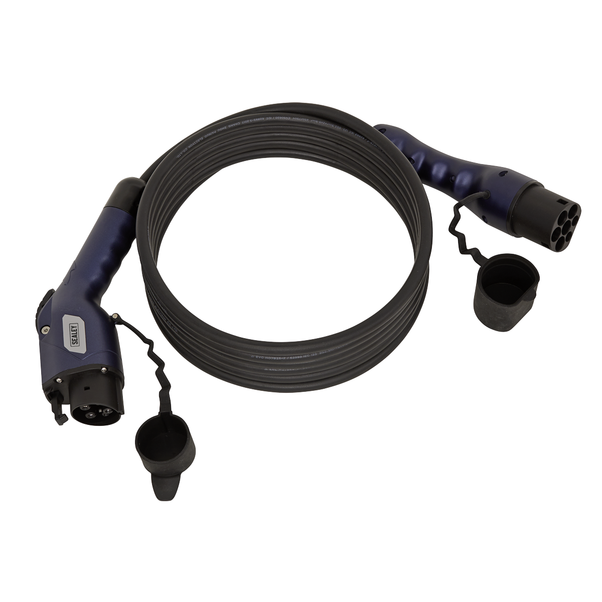 EV Charging Cable Type 1 to Type 2 16A (3.7KW) 5m
