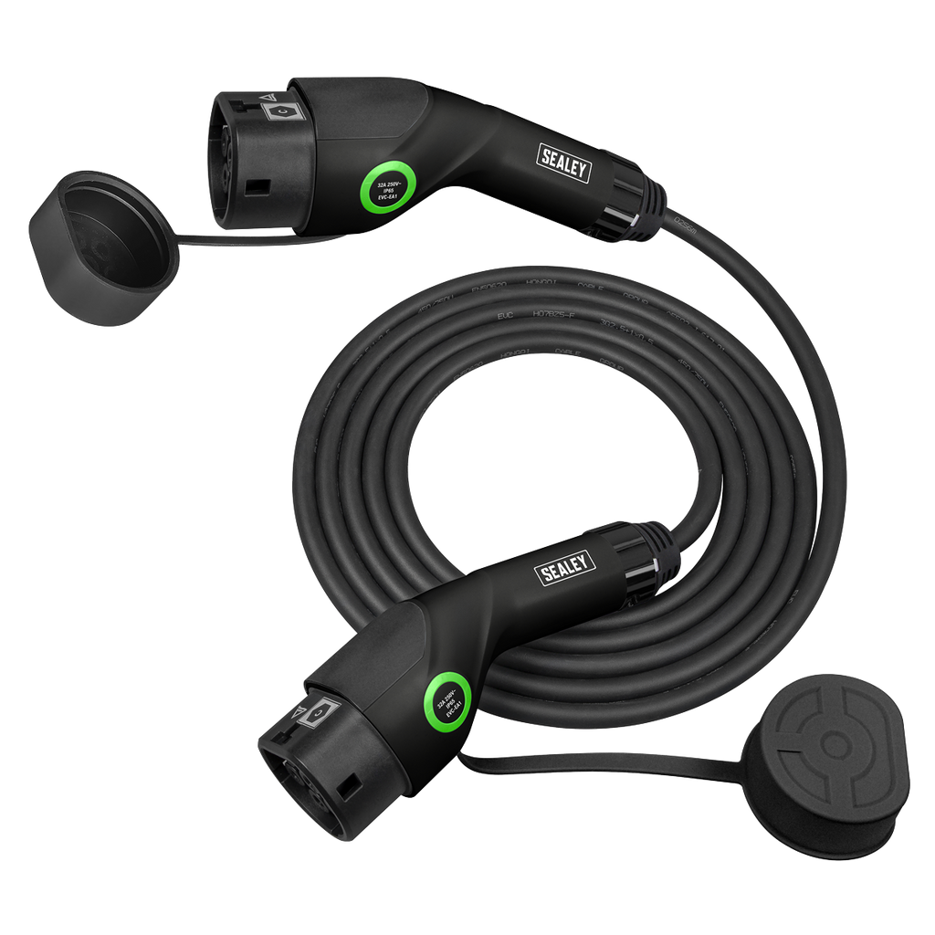 EV Charging Cable 5m, Type 2 to Type 2, 7.4kW (EVCC227KW)