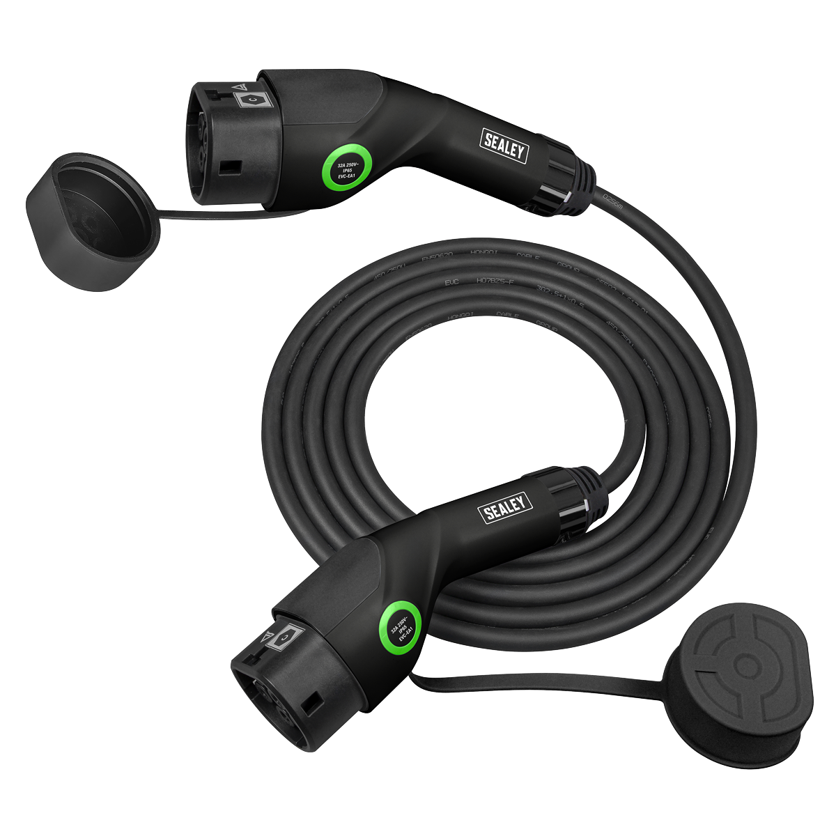 5m Type 2 to Type 2 EV Charging Cable 32A(7.4KW) 1Ph