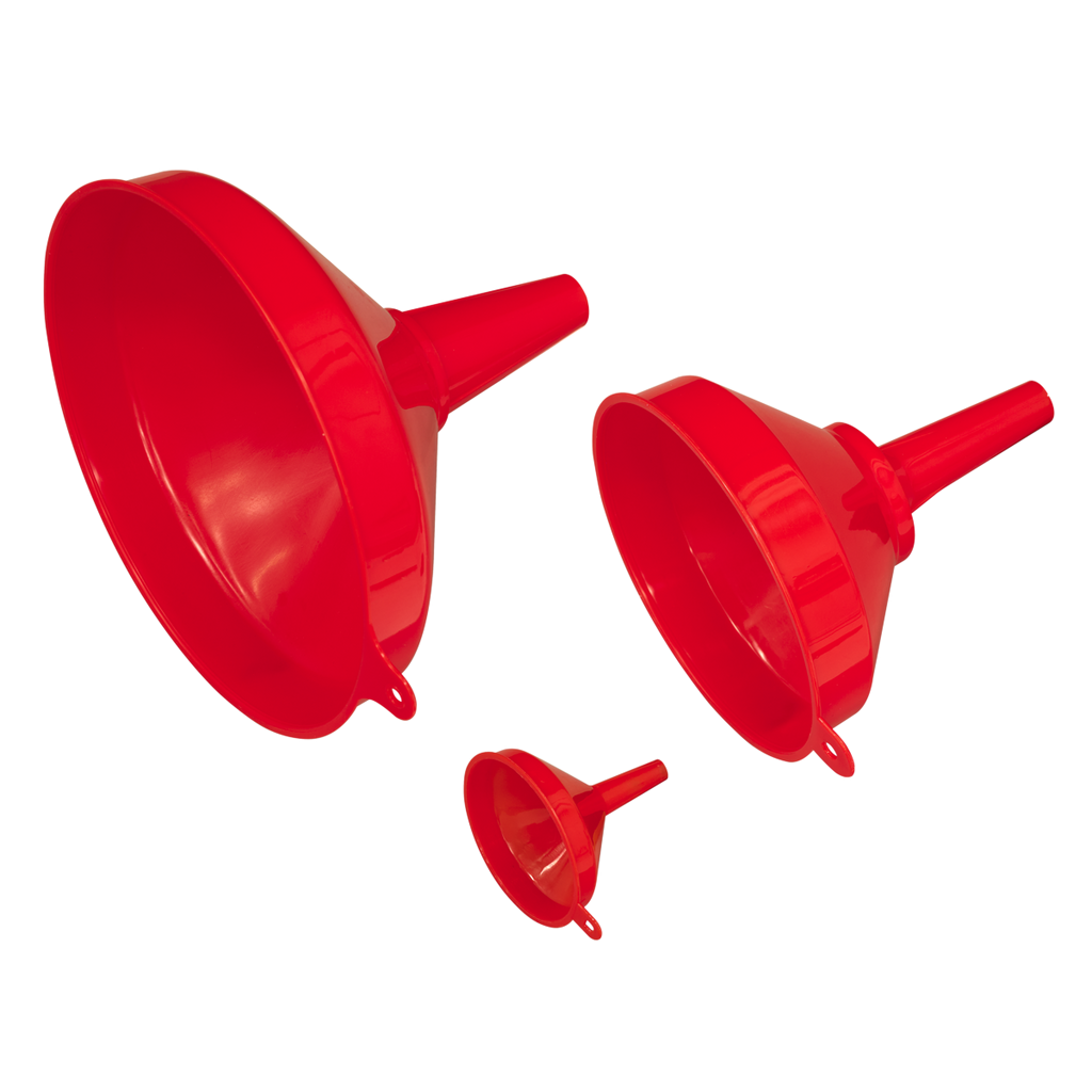 Fixed Spout Funnel Set 3pc
