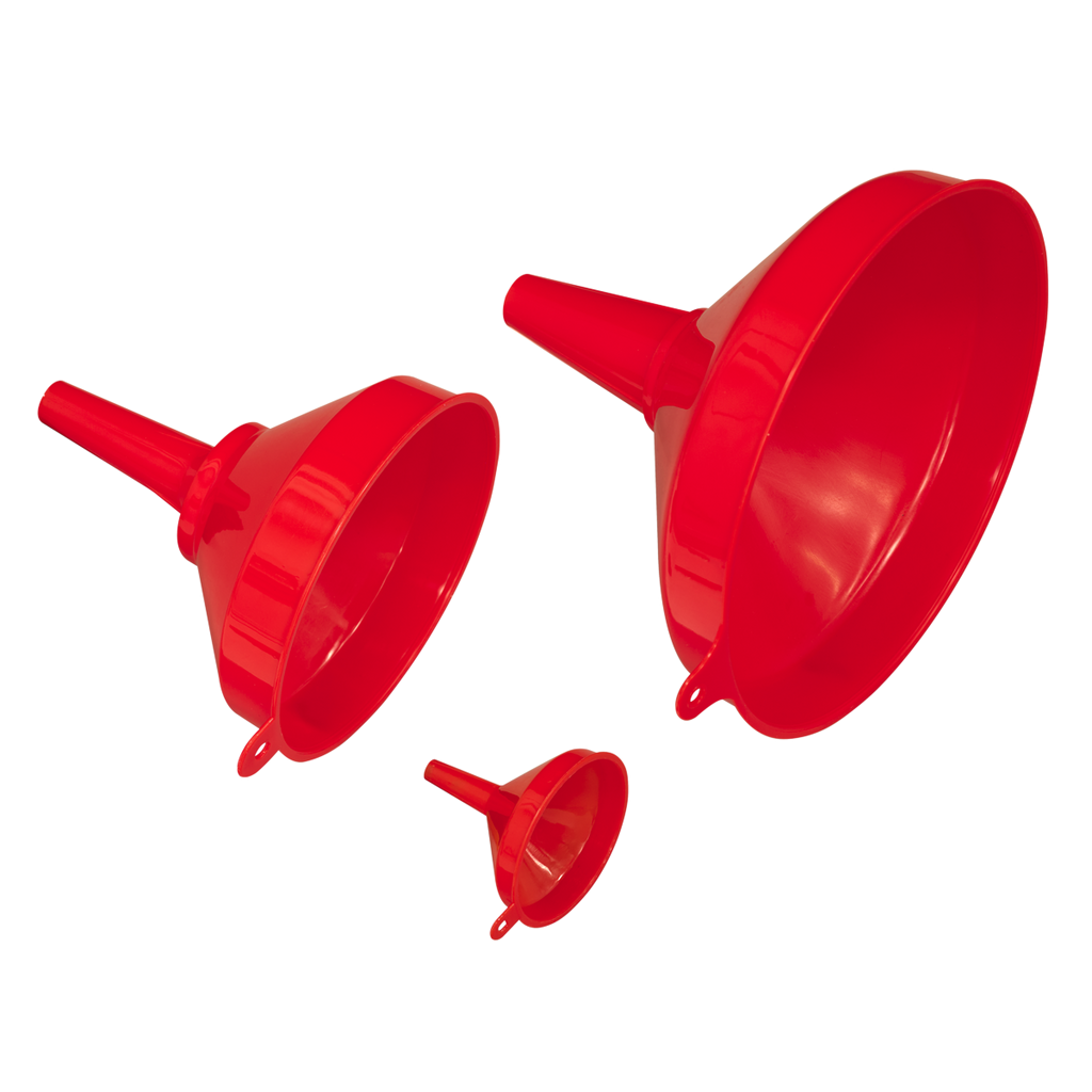 Fixed Spout Funnel Set 3pc