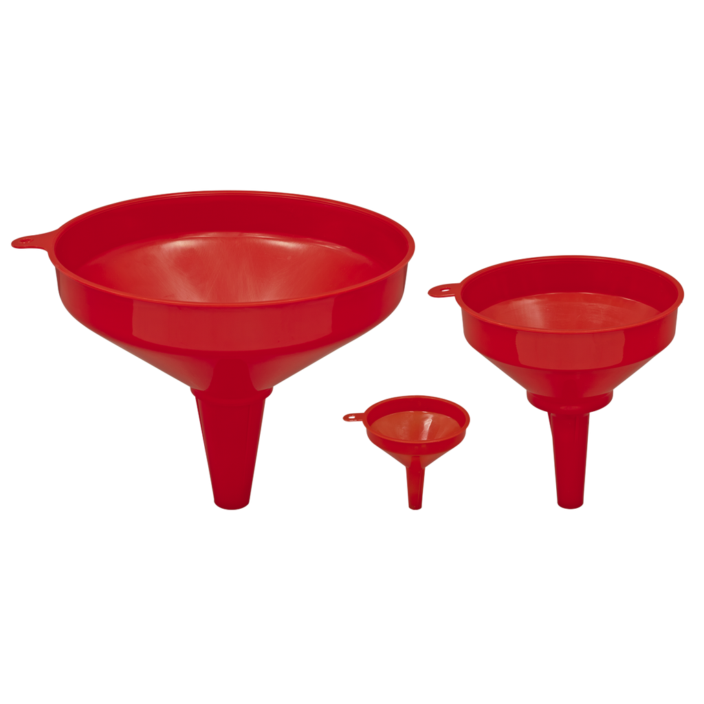Fixed Spout Funnel Set 3pc