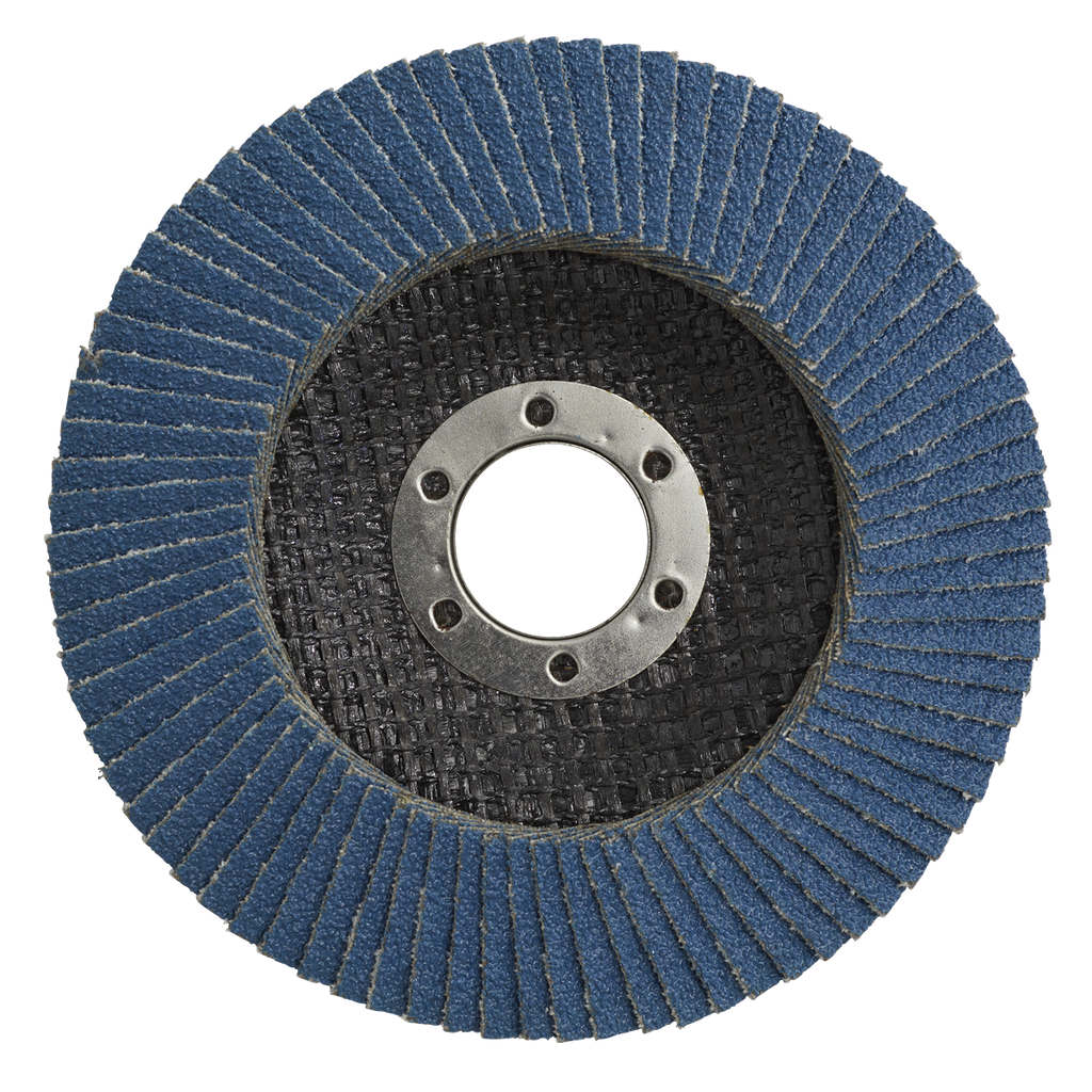 115mm Zirconium Flap Discs 60Grit 22mm Bore - Pack of 10