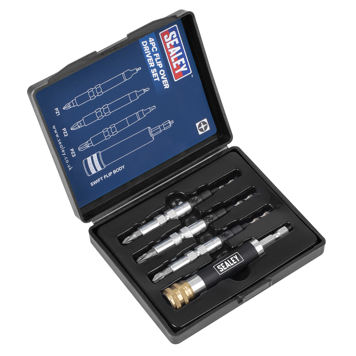 Flip-Over Drill/Driver Set 4pc