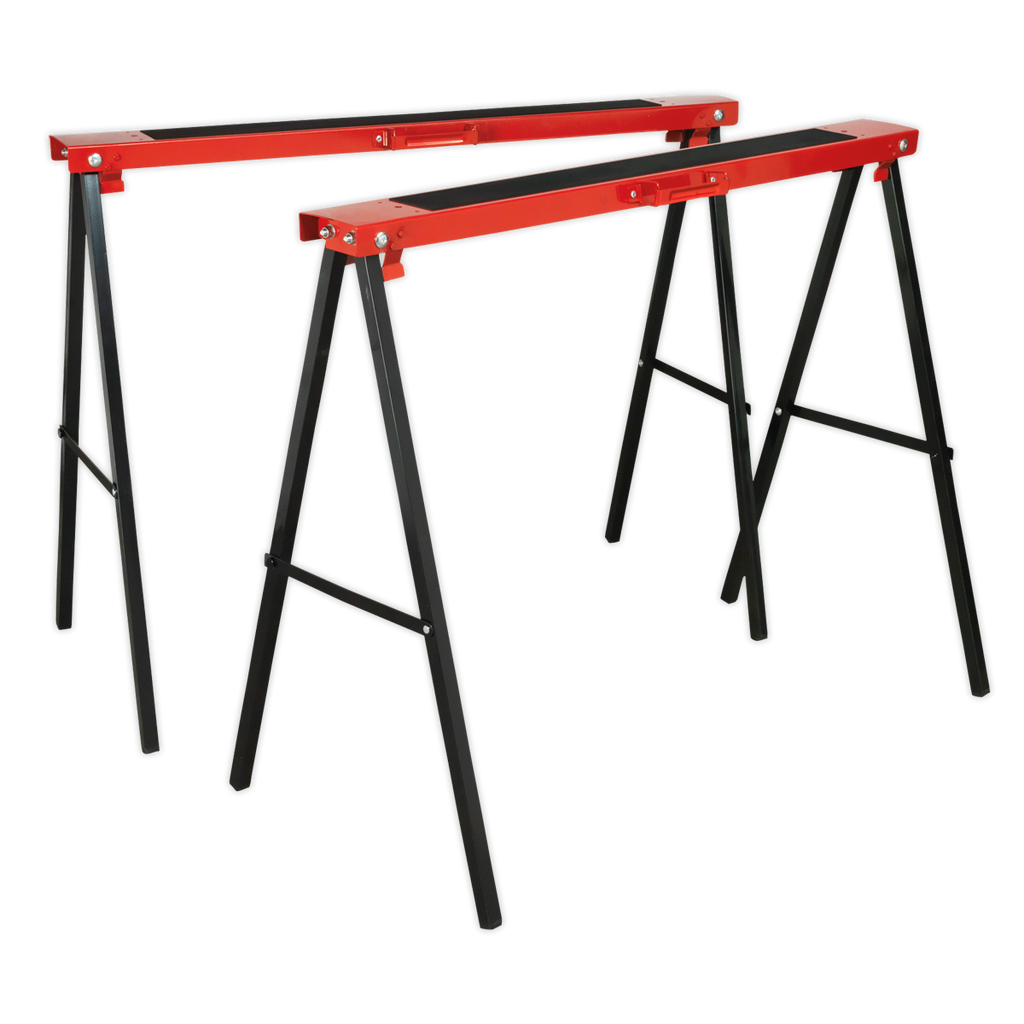 Fold Down Trestles 100kg Capacity per Trestle - Pair