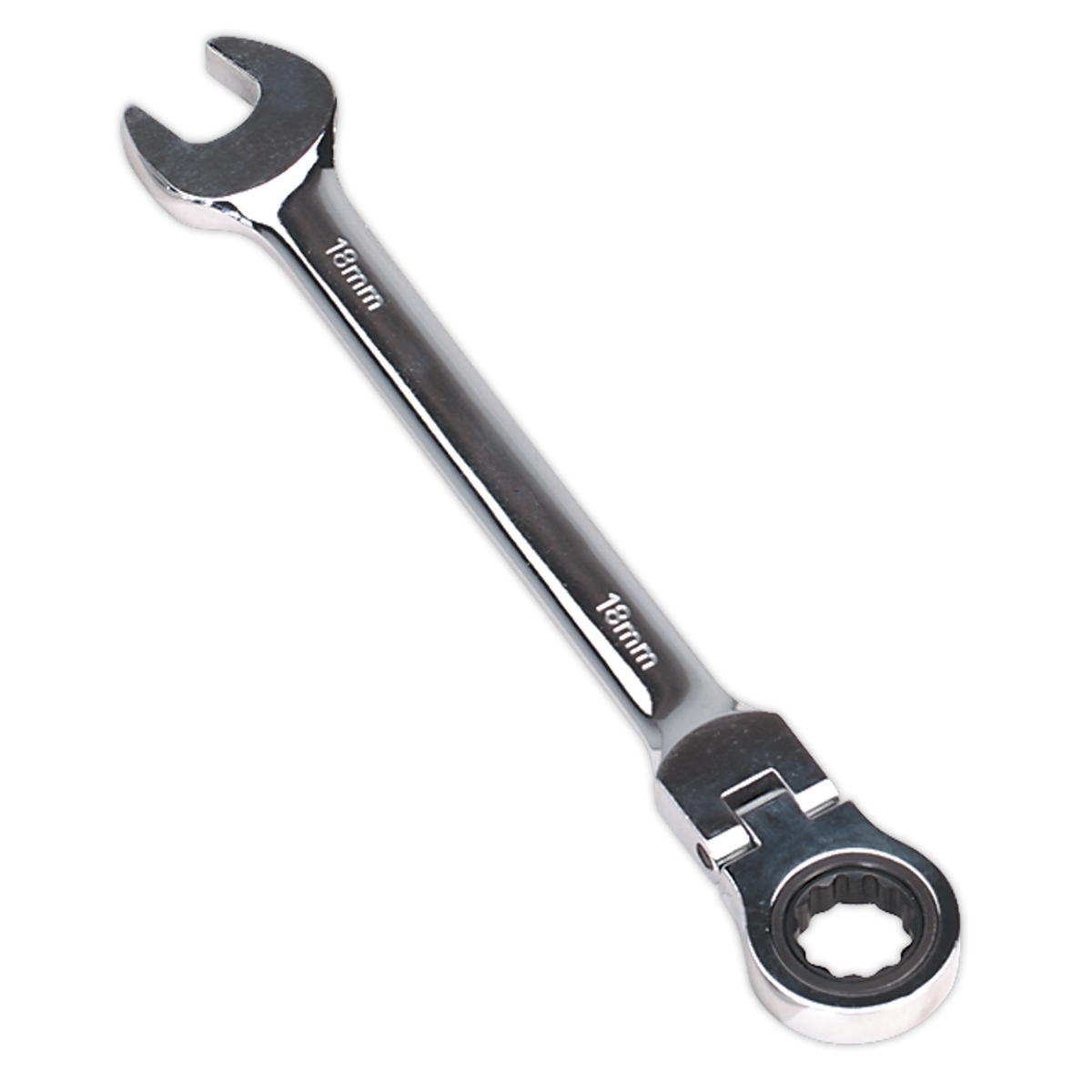 Premier Flexi-Head Ratchet Combination Spanner 18mm