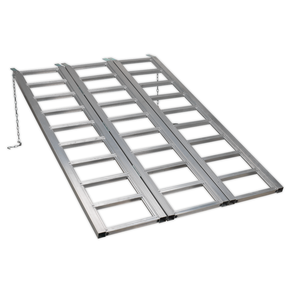 Motorcycle/Trike/ATV & Mini Tractor Ramp Wide Tri-Fold, 680kg (FLR680T)