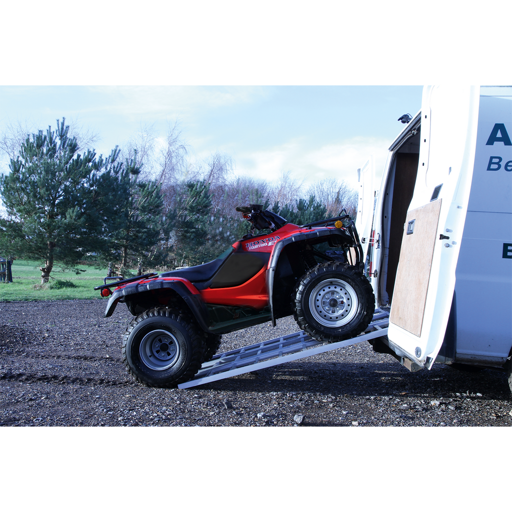 Motorcycle/Trike/ATV & Mini Tractor Ramp Wide Tri-Fold, 680kg (FLR680T)