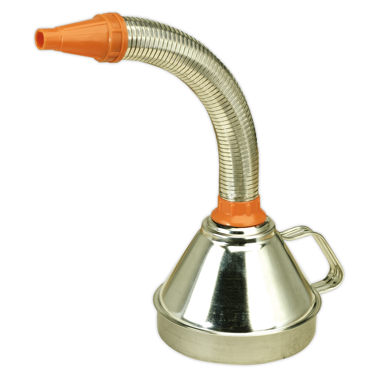 Metal Flexible Spout Funnel with Filter 160mm