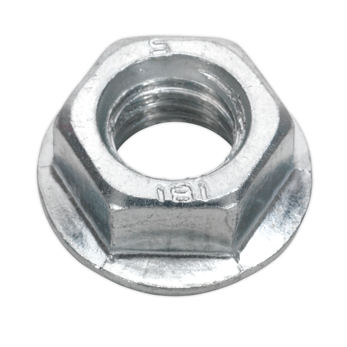 Zinc Plated Serrated Flange Nut M12 - Pack of 50