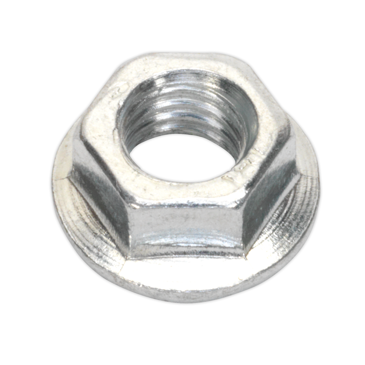 Zinc Plated Serrated Flange Nut M5 - Pack of 100