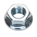 Zinc Plated Serrated Flange Nut M6 - Pack of 100