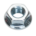Zinc Plated Serrated Flange Nut M8 - Pack of 100