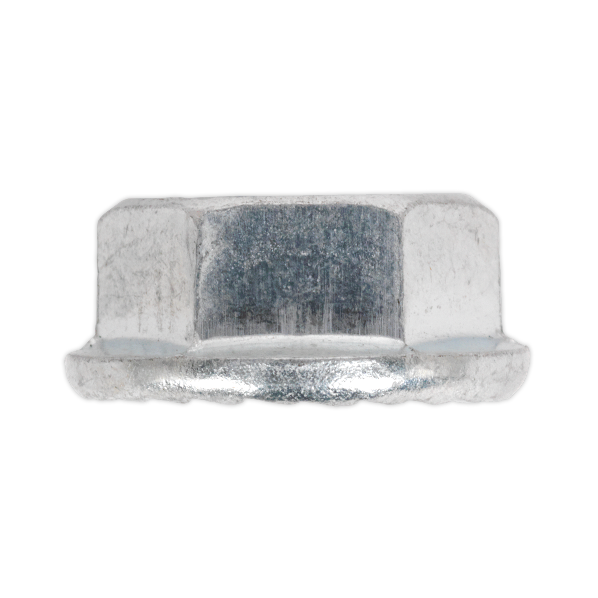 Zinc Plated Serrated Flange Nut M6 - Pack of 100