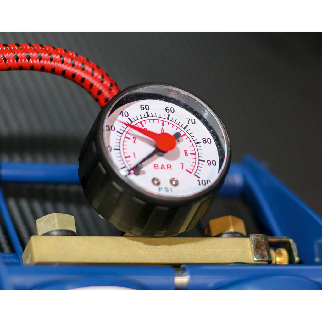 Twin Barrel Foot Pump