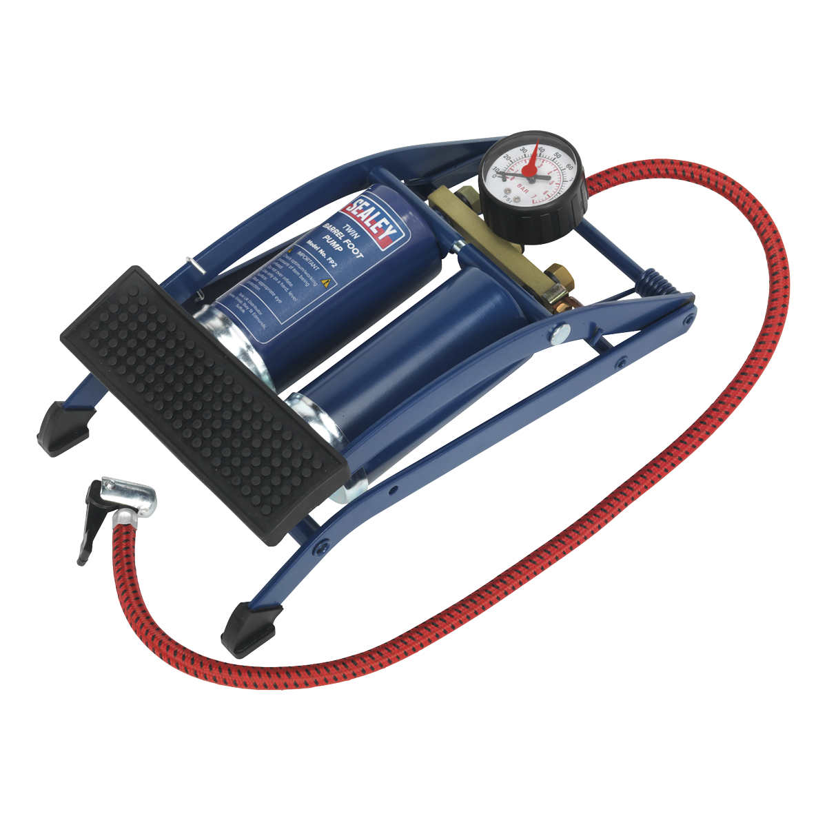 Twin Barrel Foot Pump