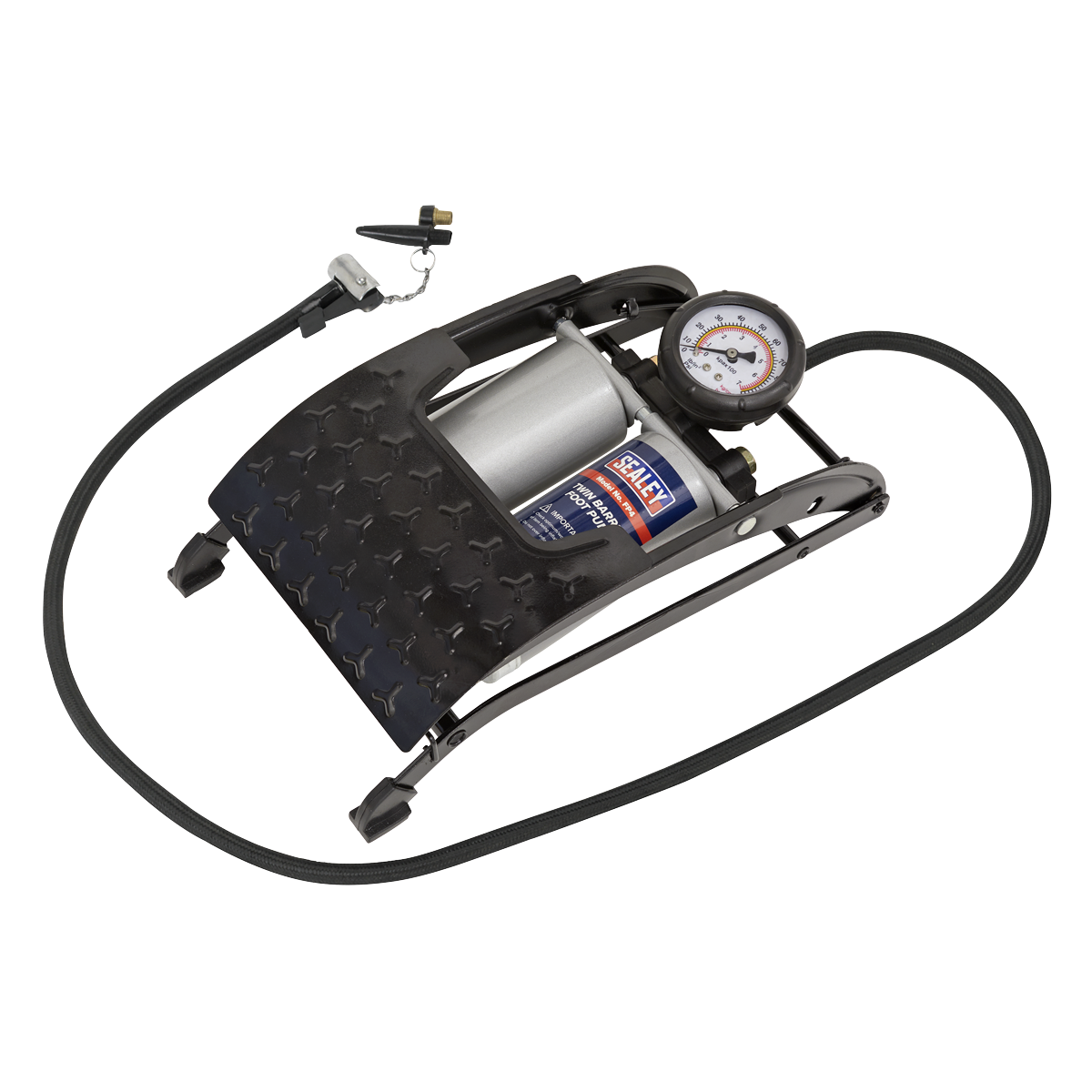 Twin Barrel Foot Pump
