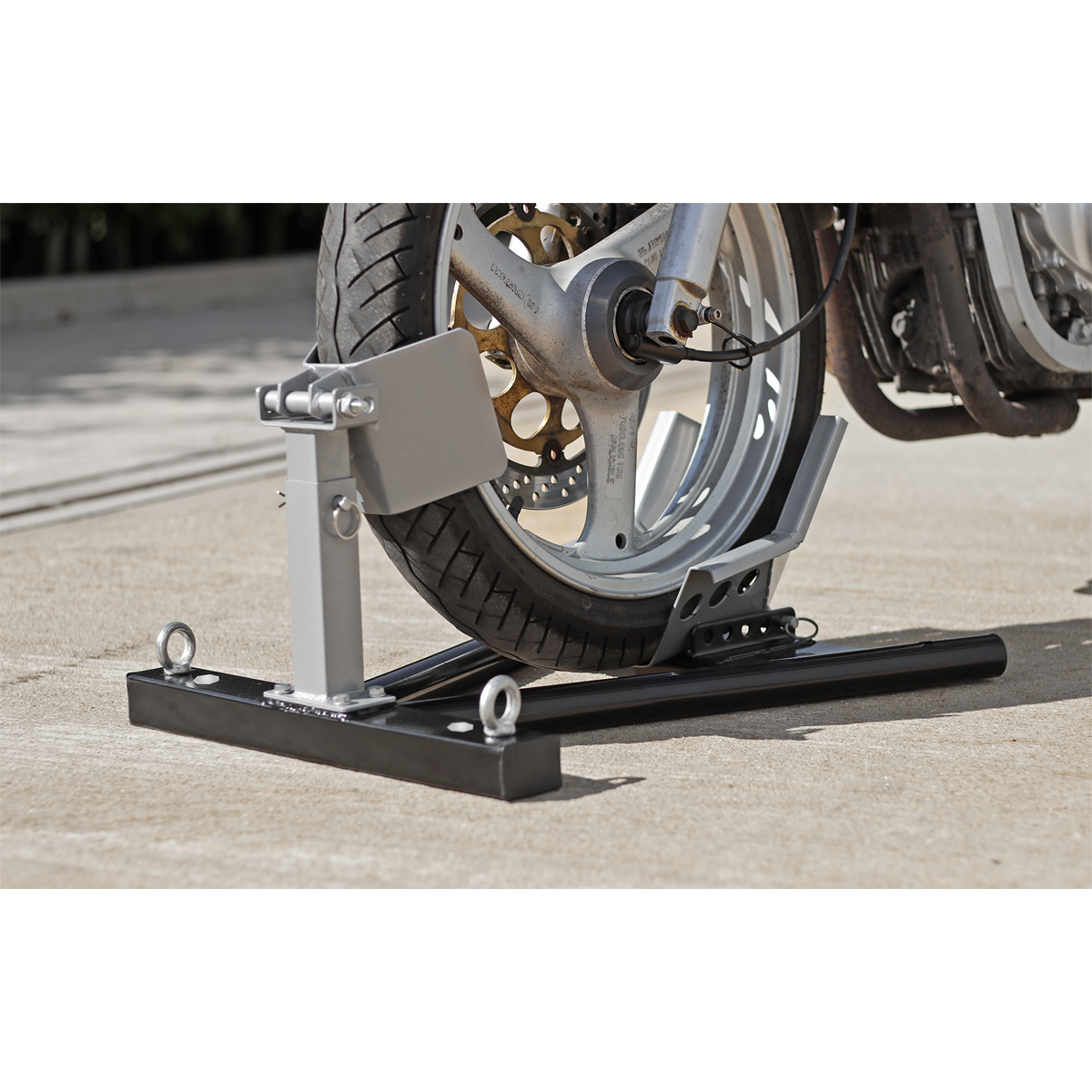 Heavy-Duty Motorcycle Front Wheel Chock (FPS7)