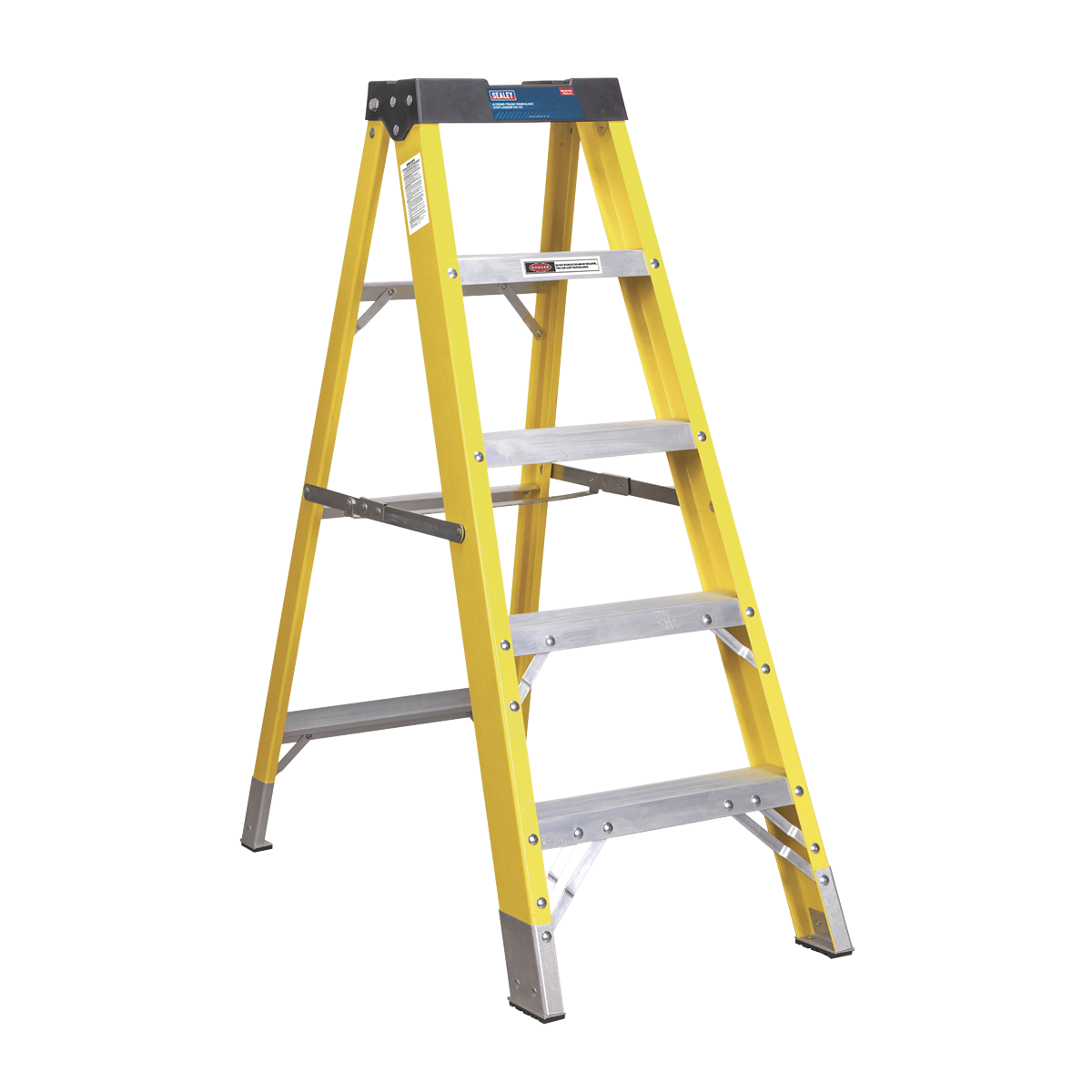 Fibreglass Step Ladder 4-Tread - EN 131