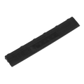 Polypropylene Floor Tile Edge 400 x 60mm, Black Female - Pac