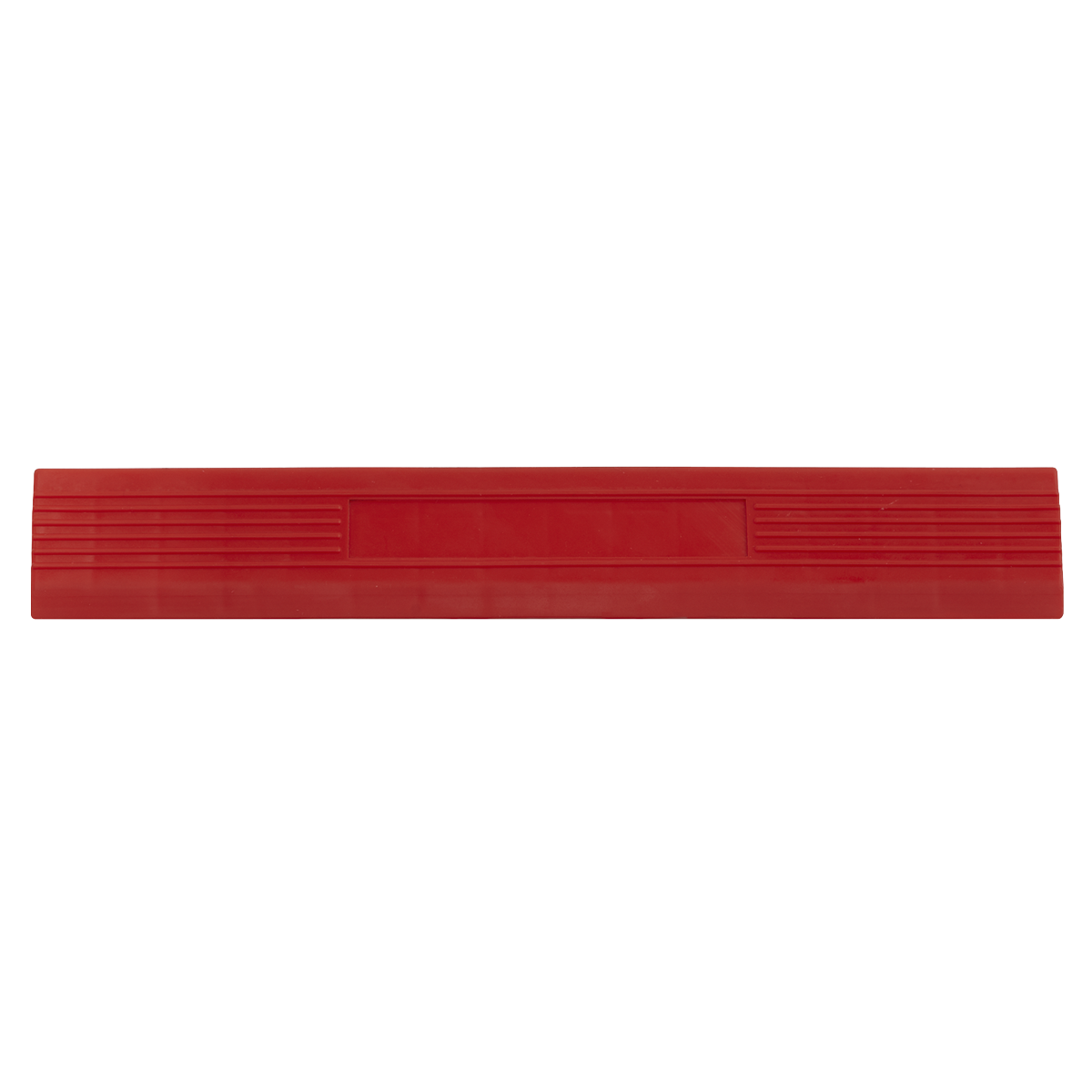 Polypropylene Floor Tile Edge 400 x 60mm, Red Male - Pack of