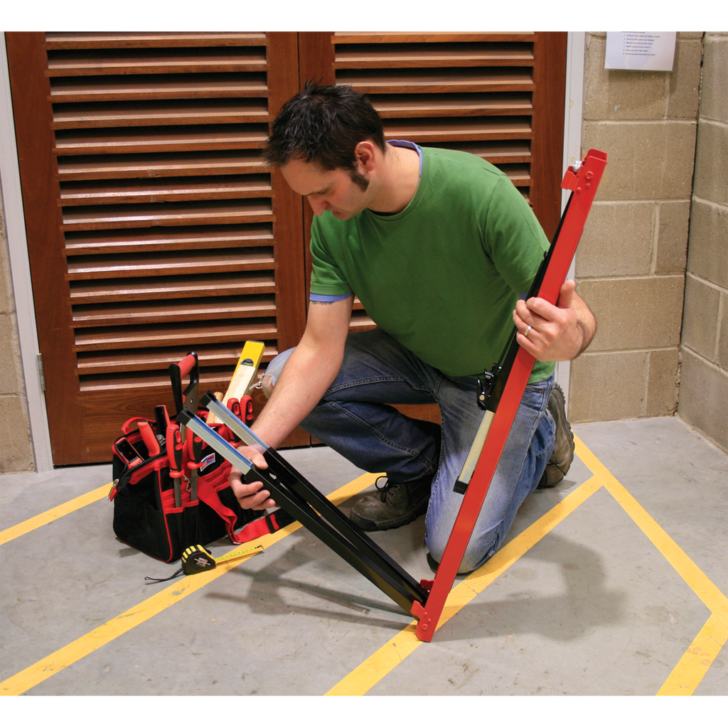 Fold Down Trestle with Adjustable Legs 150kg Capacity