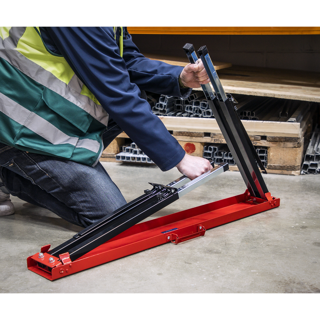 Fold Down Trestle with Adjustable Legs 150kg Capacity
