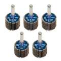 25 x 20mm Abrasive Flap Wheel with 6mm Shaft 40Grit - Pack o