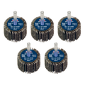 40 x 30mm Abrasive Flap Wheel with 6mm Shaft Assorted Grit -