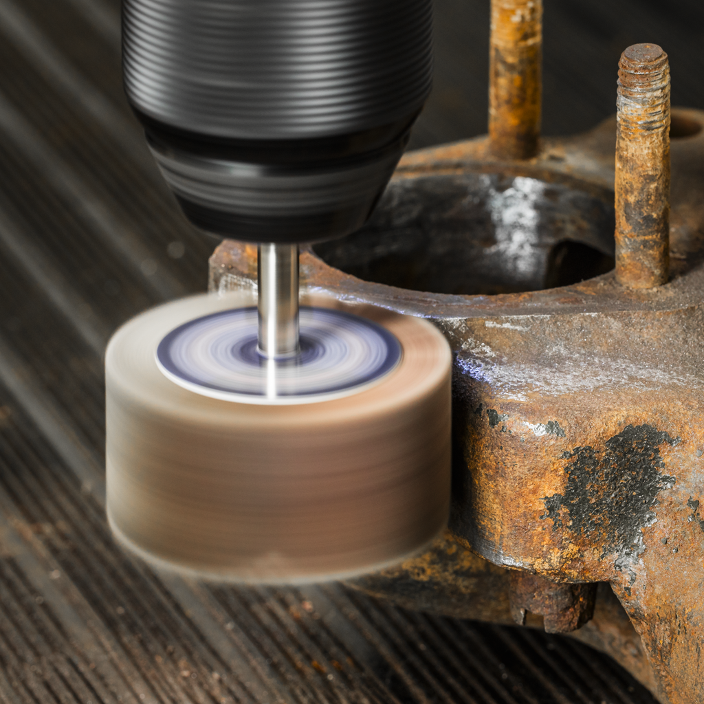 50 x 25mm Abrasive Flap Wheel with 6mm Shaft 60Grit - Pack o