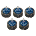 50 x 25mm Abrasive Flap Wheel with 6mm Shaft 60Grit - Pack o