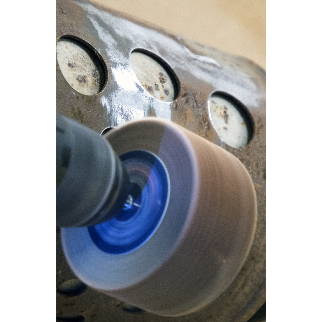 80 x 40mm Abrasive Flap Wheel on 6mm Shaft Assorted Grit - P
