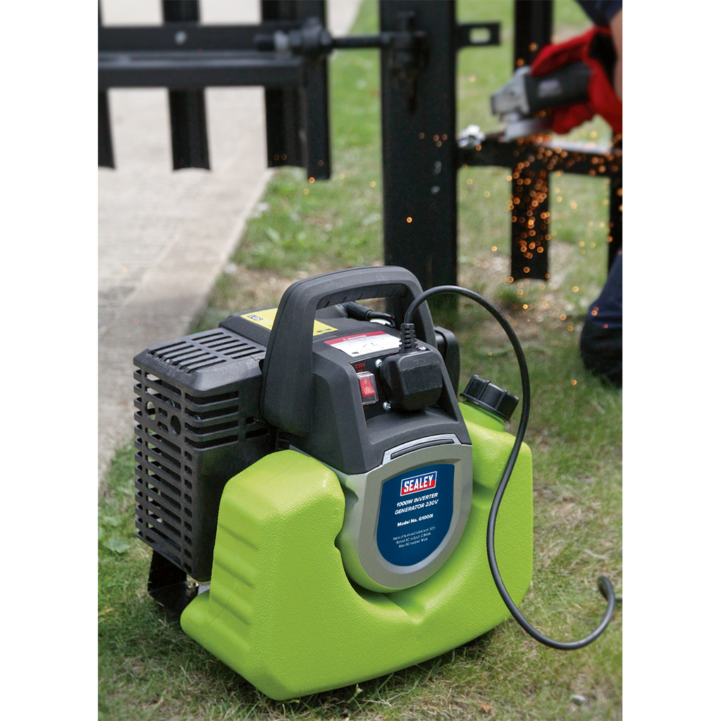 Petrol Inverter Generator, 2-Stroke Engine, 1000W 230V (G1000I)