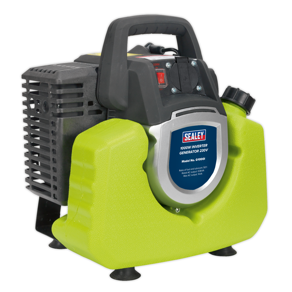 Petrol Inverter Generator, 2-Stroke Engine, 1000W 230V (G1000I)