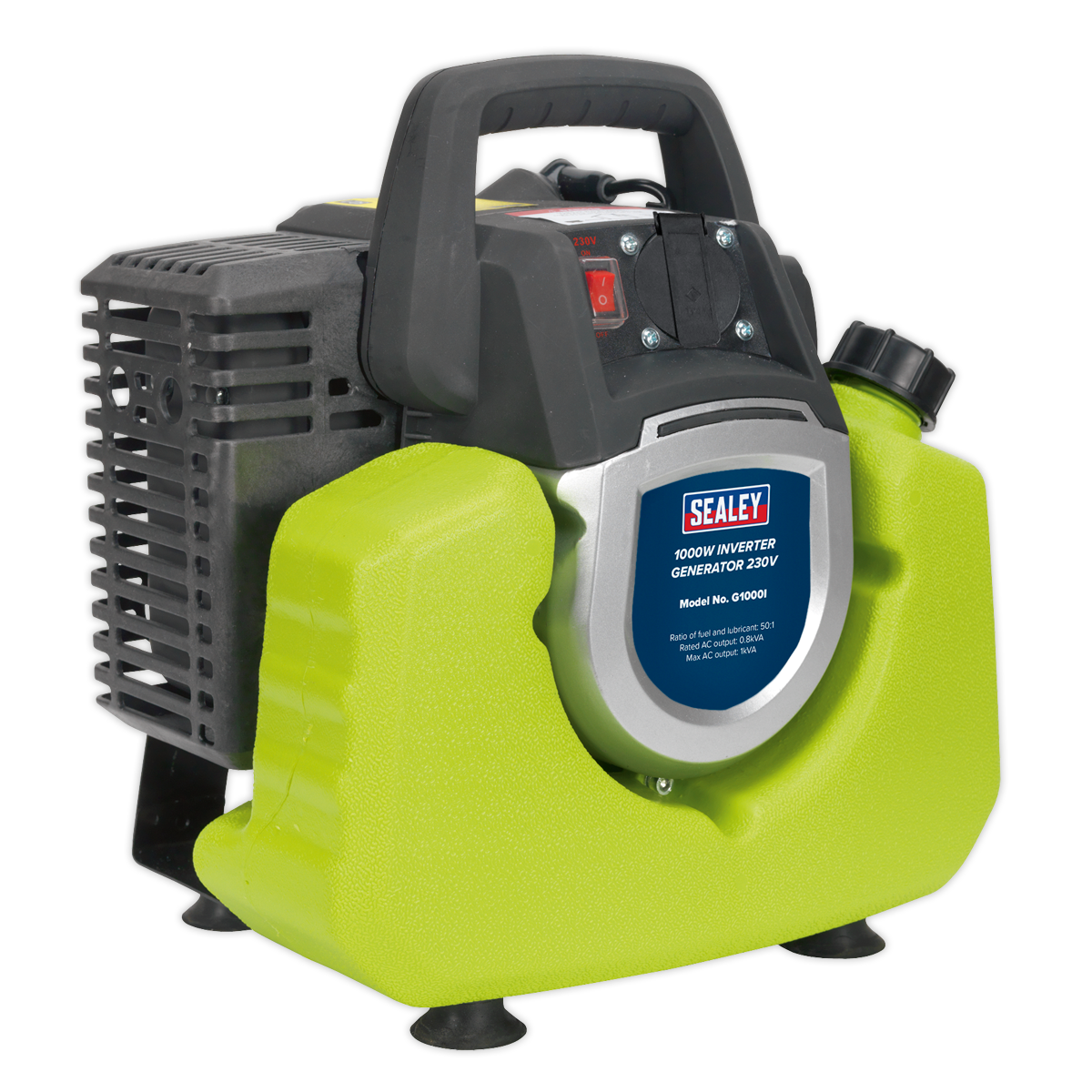 Petrol Inverter Generator, 2-Stroke Engine, 1000W 230V (G1000I)