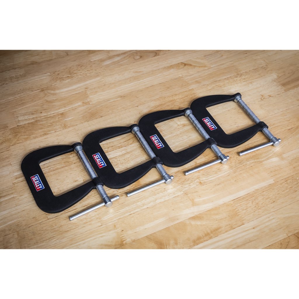 Junior C-Clamp Set 64 x 64mm 4pc