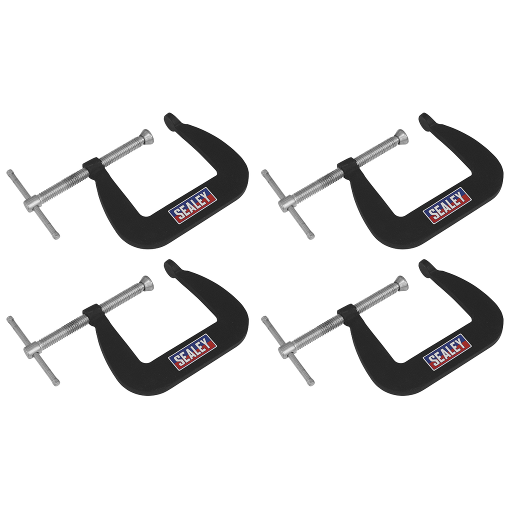 Junior C-Clamp Set 64 x 64mm 4pc