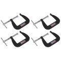 Junior C-Clamp Set 64 x 64mm 4pc