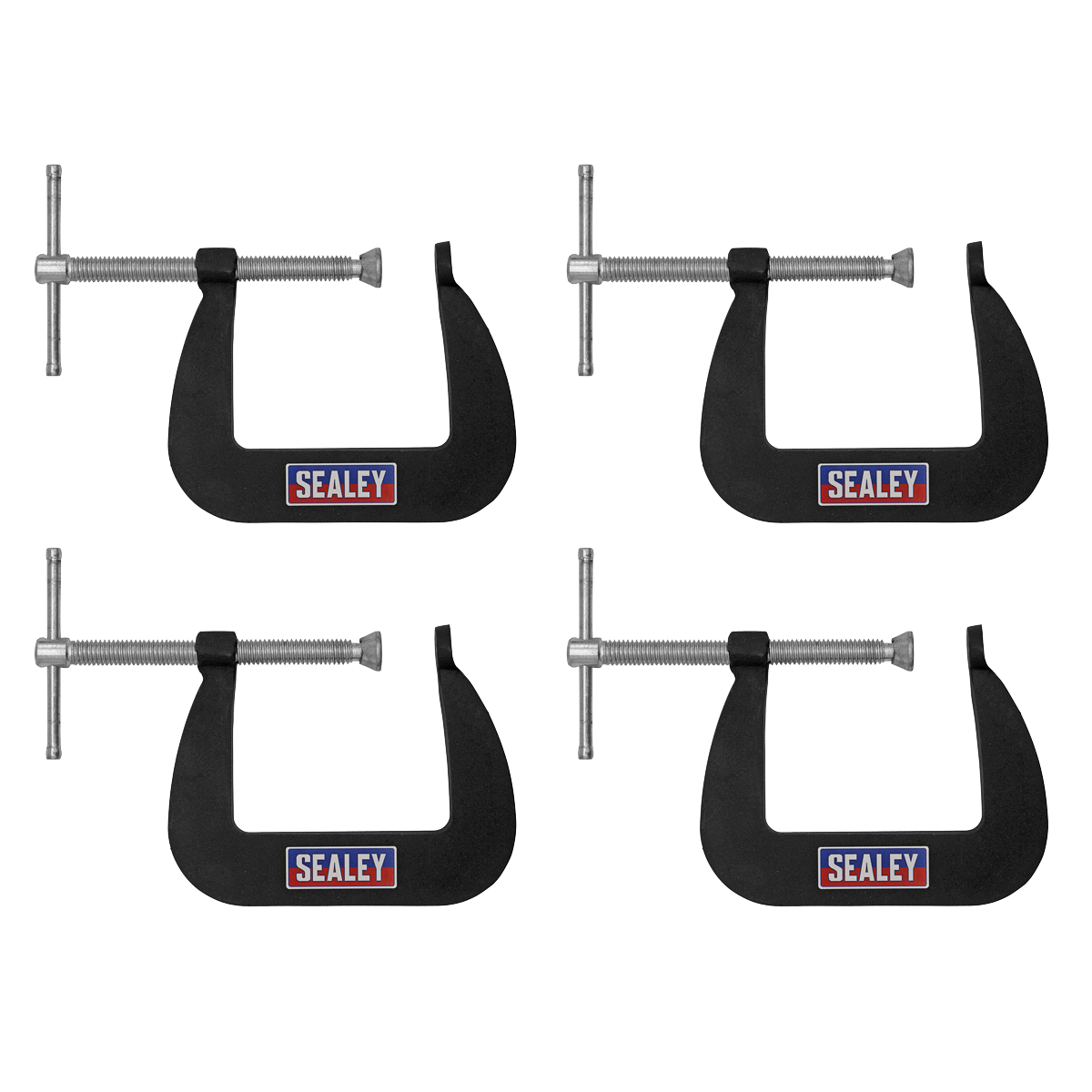 Junior C-Clamp Set 64 x 64mm 4pc