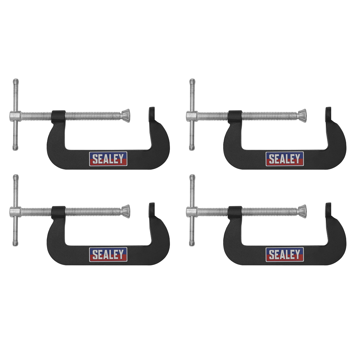 Junior C-Clamp Set 76 x 35mm 4pc