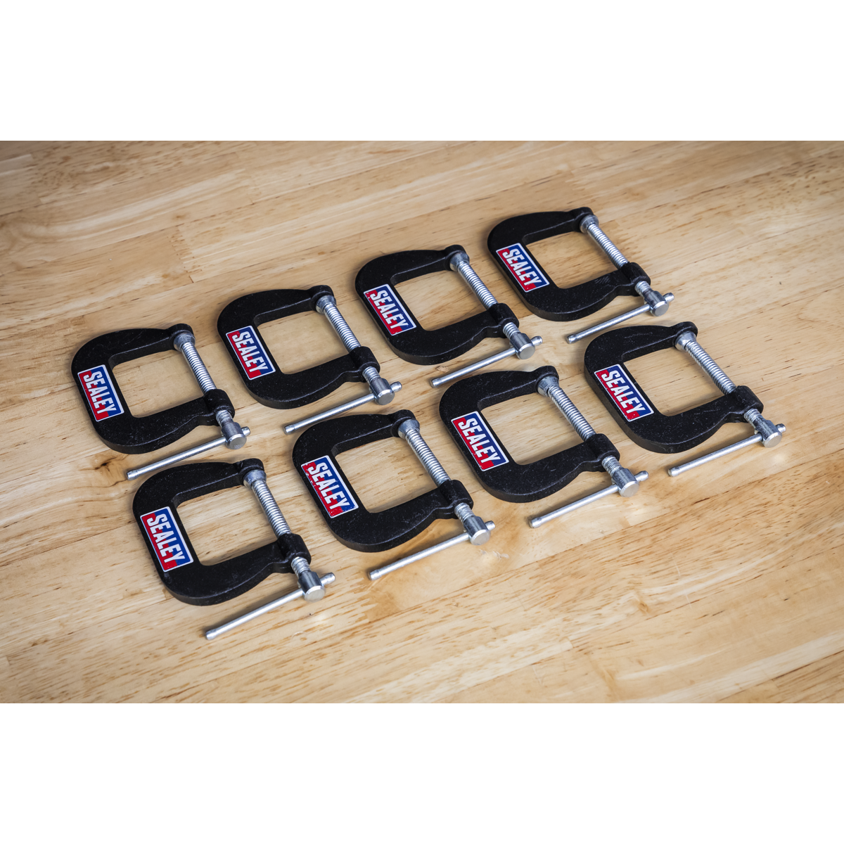 Junior C-Clamp Set 28 x 28mm 8pc