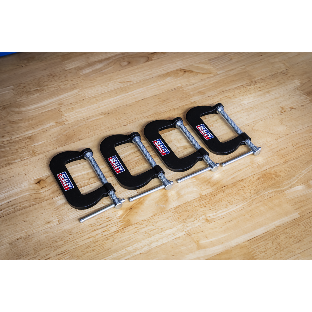 Junior C-Clamp Set 51 x 32mm 4pc